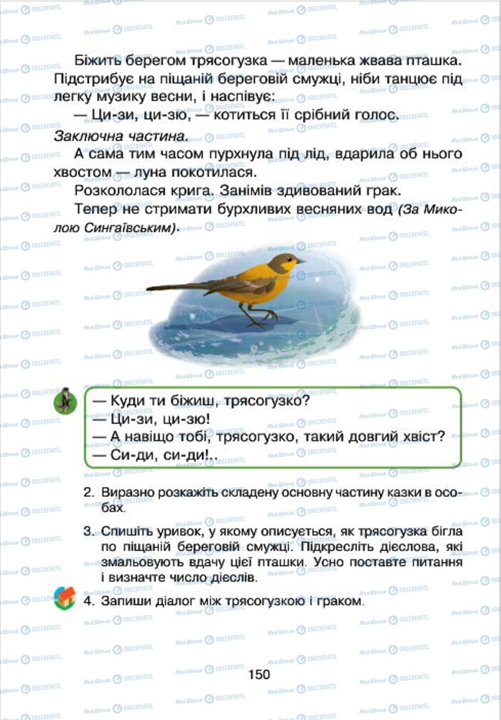 Підручники Українська мова 4 клас сторінка 150