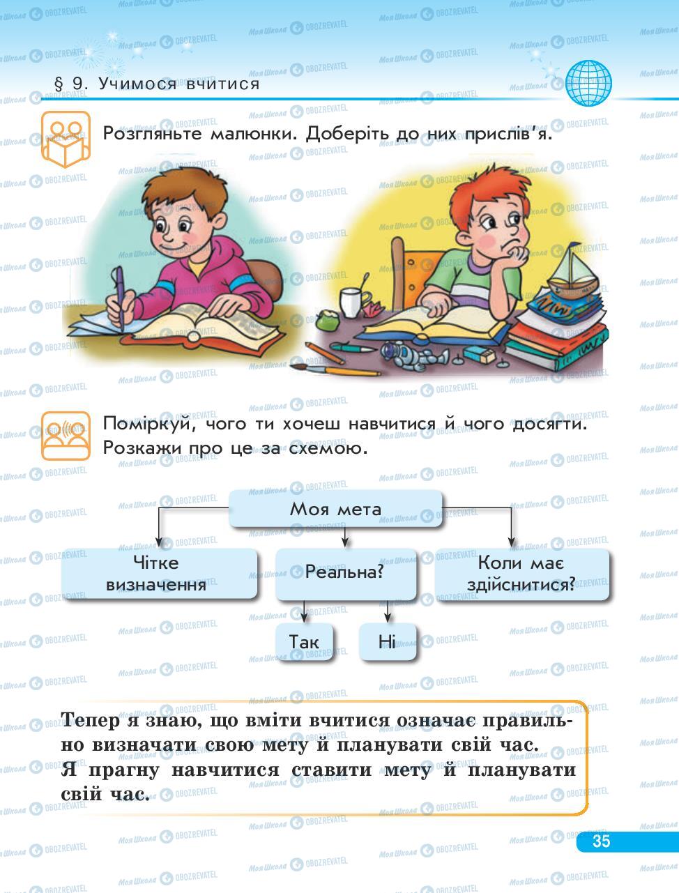 Учебники Человек и мир 3 класс страница 35