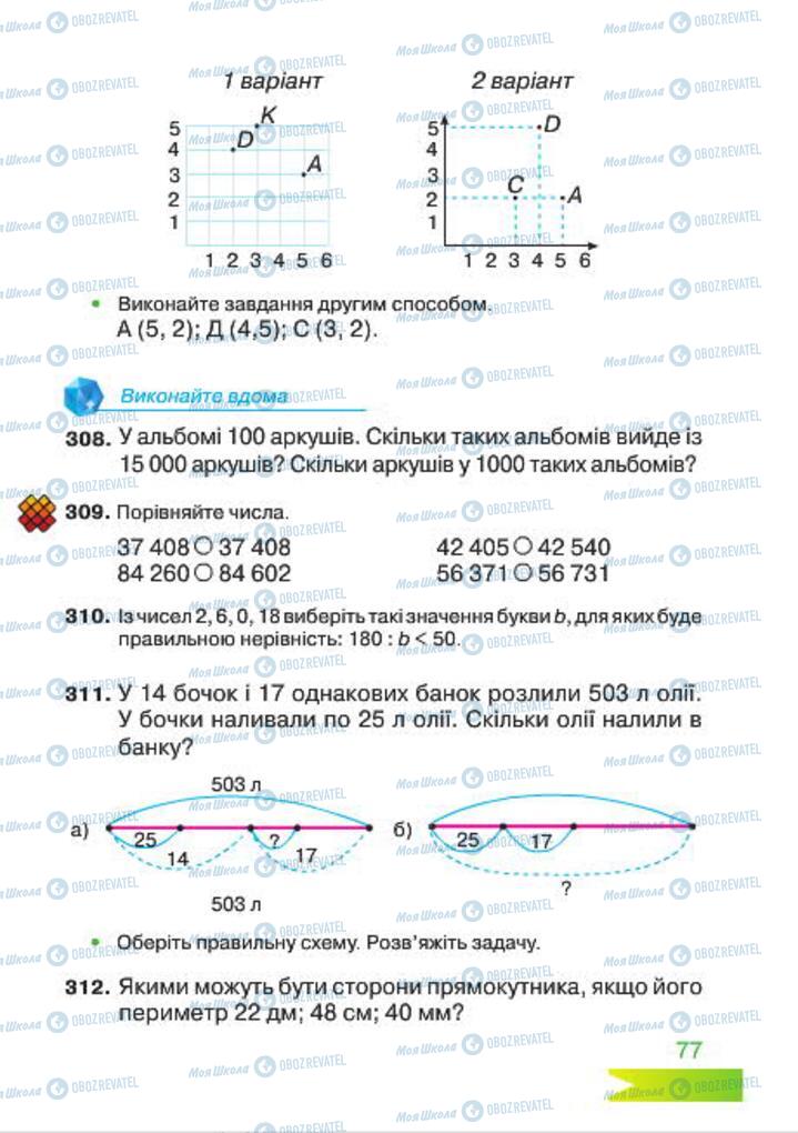 Учебники Математика 4 класс страница 77