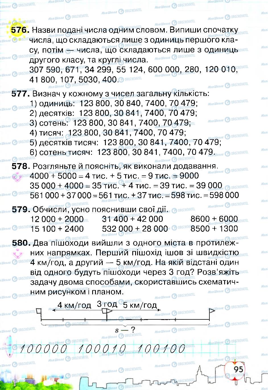 Підручники Математика 4 клас сторінка 95