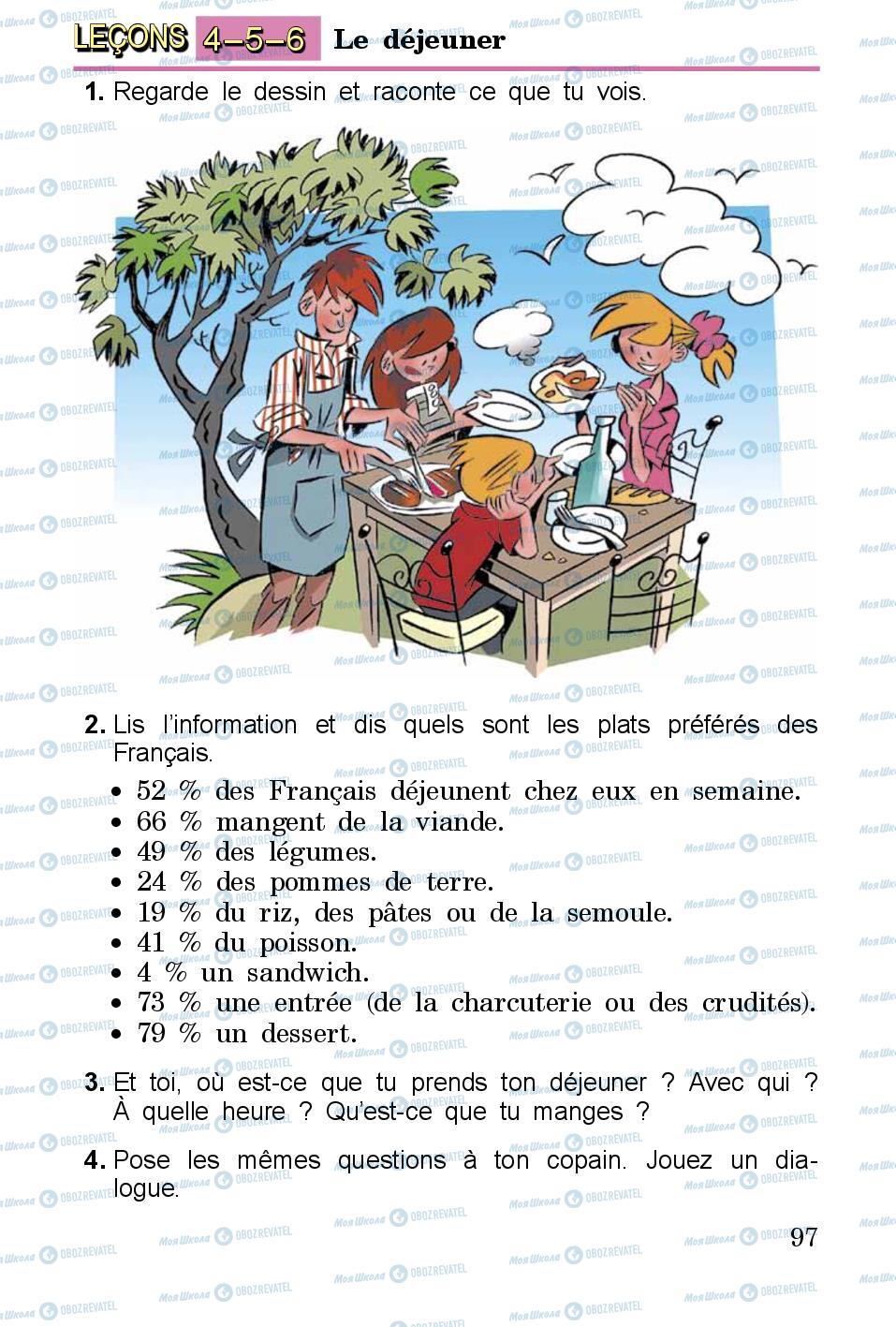 Підручники Французька мова 3 клас сторінка 97