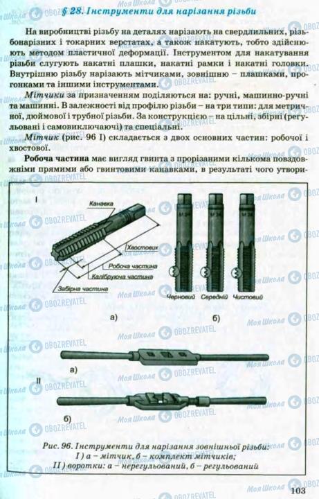 Учебники Трудовое обучение 8 класс страница 103