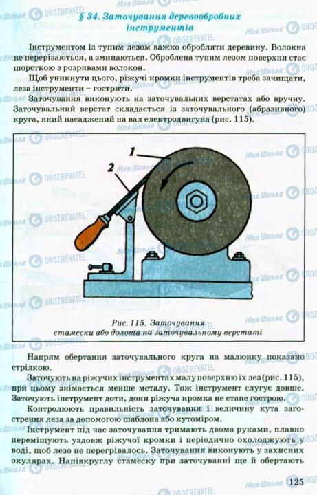 Підручники Трудове навчання 8 клас сторінка 125