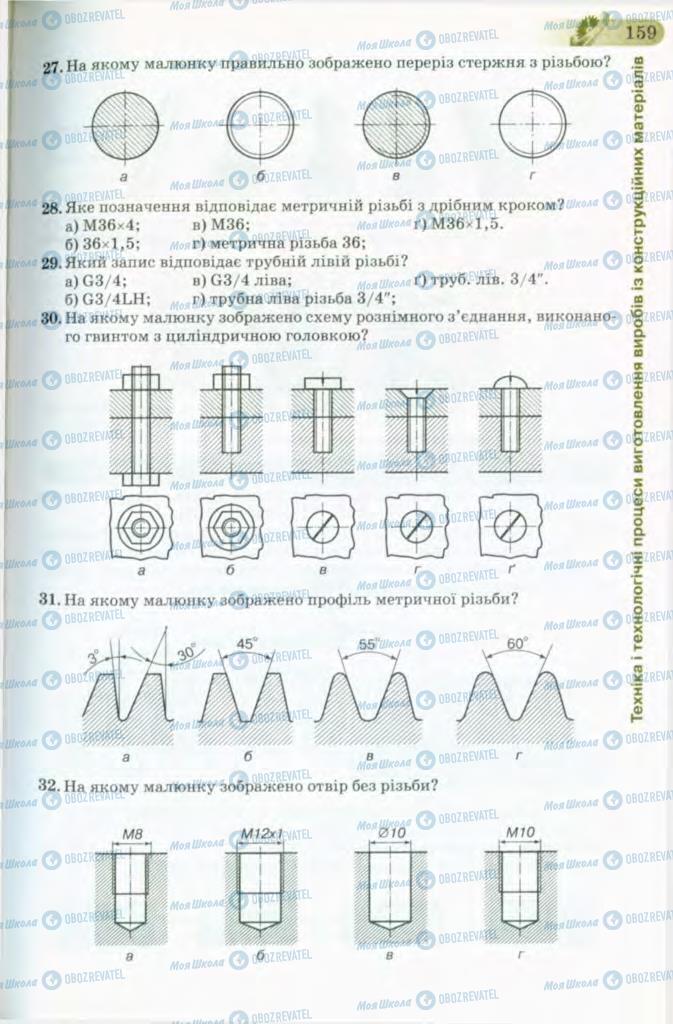 Учебники Трудовое обучение 8 класс страница 159