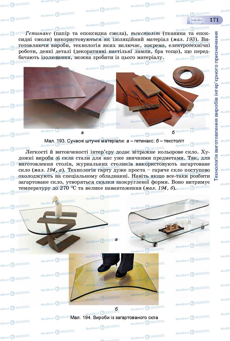 Учебники Трудовое обучение 8 класс страница 171
