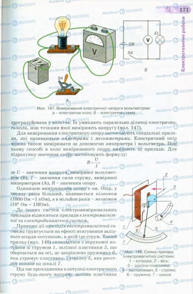 Підручники Трудове навчання 8 клас сторінка 171