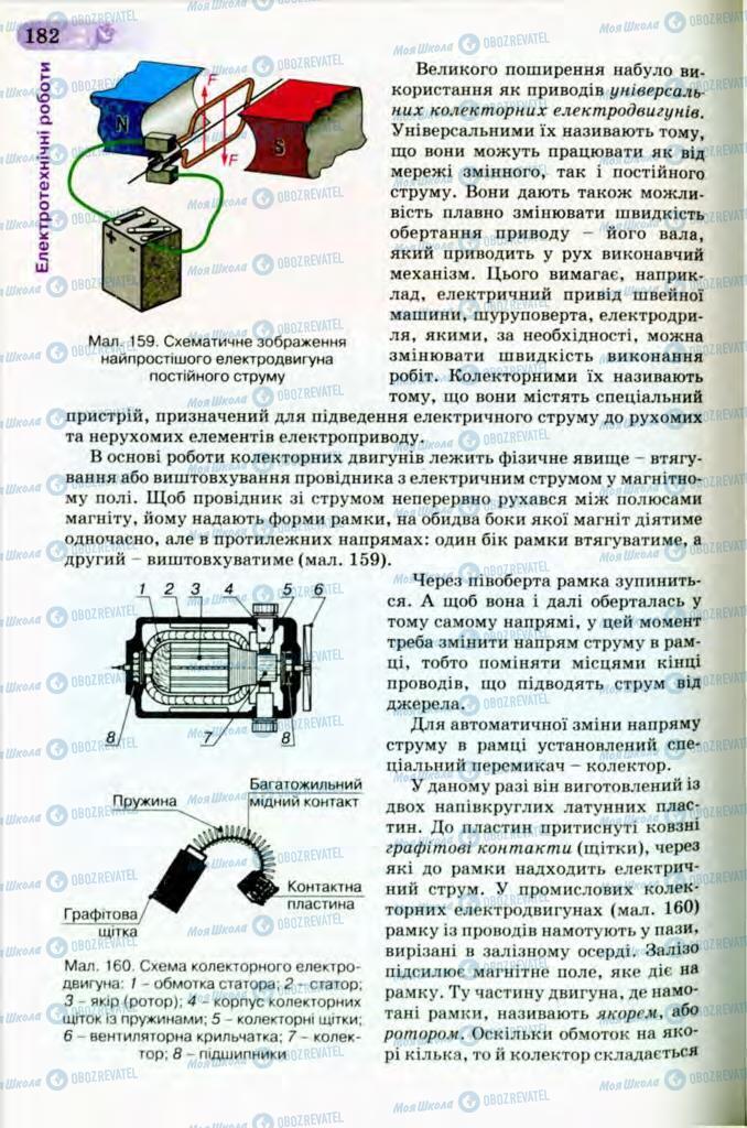 Учебники Трудовое обучение 8 класс страница 182