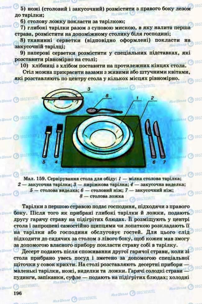 Учебники Трудовое обучение 8 класс страница 196