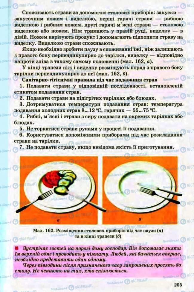 Учебники Трудовое обучение 8 класс страница 205