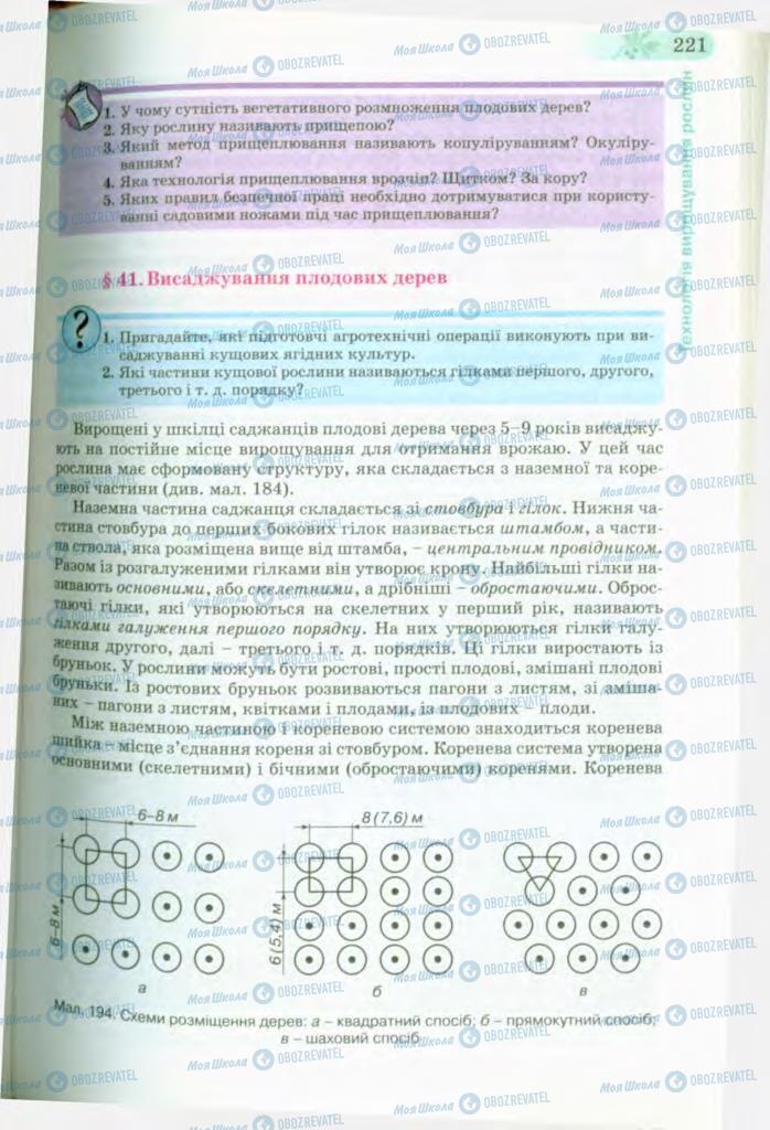 Підручники Трудове навчання 8 клас сторінка 221