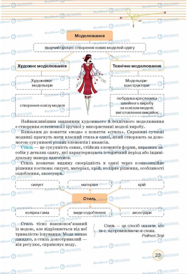 Підручники Трудове навчання 8 клас сторінка  23