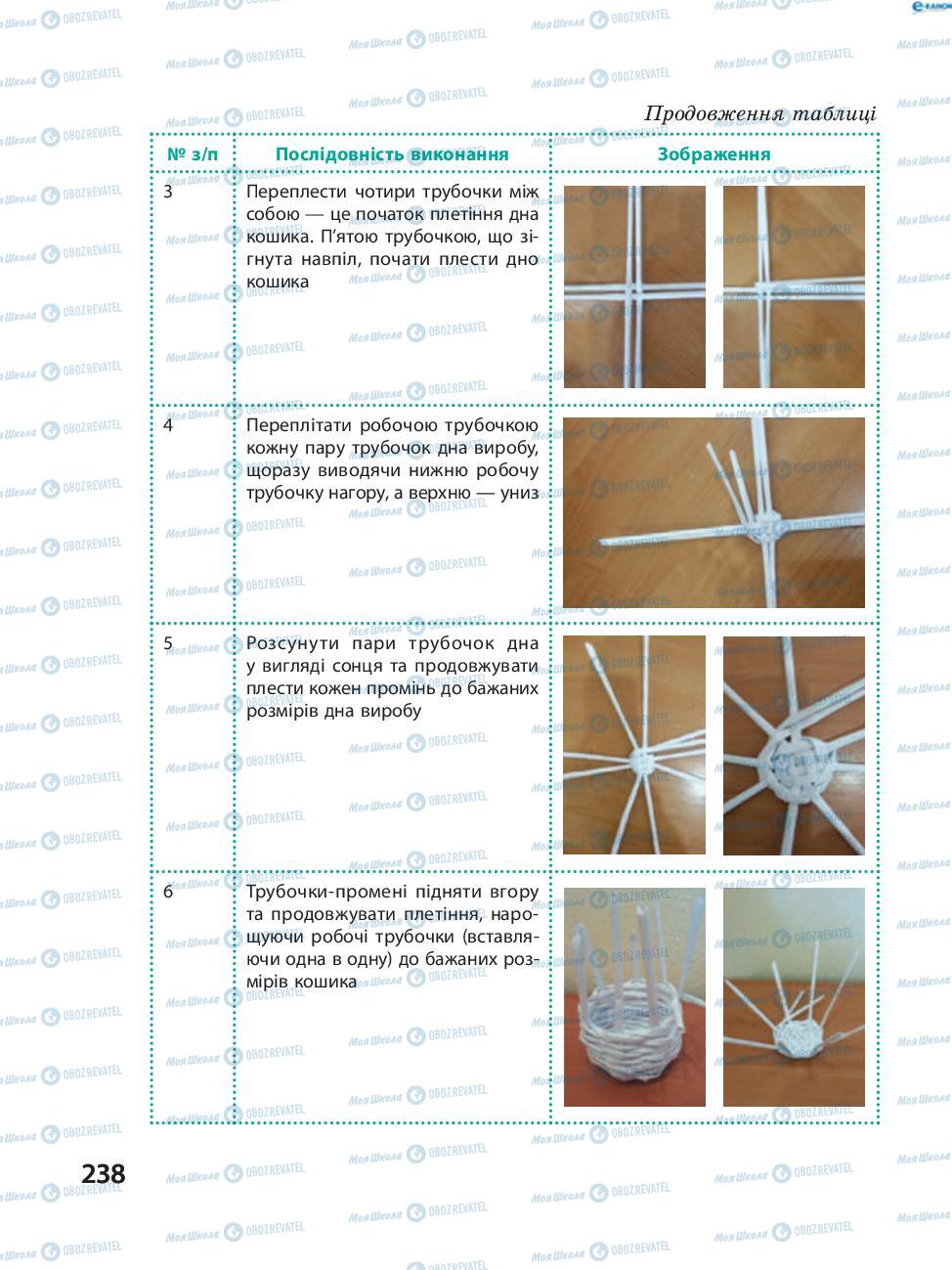Підручники Трудове навчання 8 клас сторінка  238