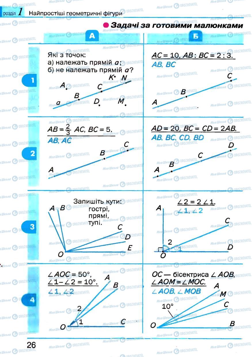 Підручники Геометрія 7 клас сторінка 26
