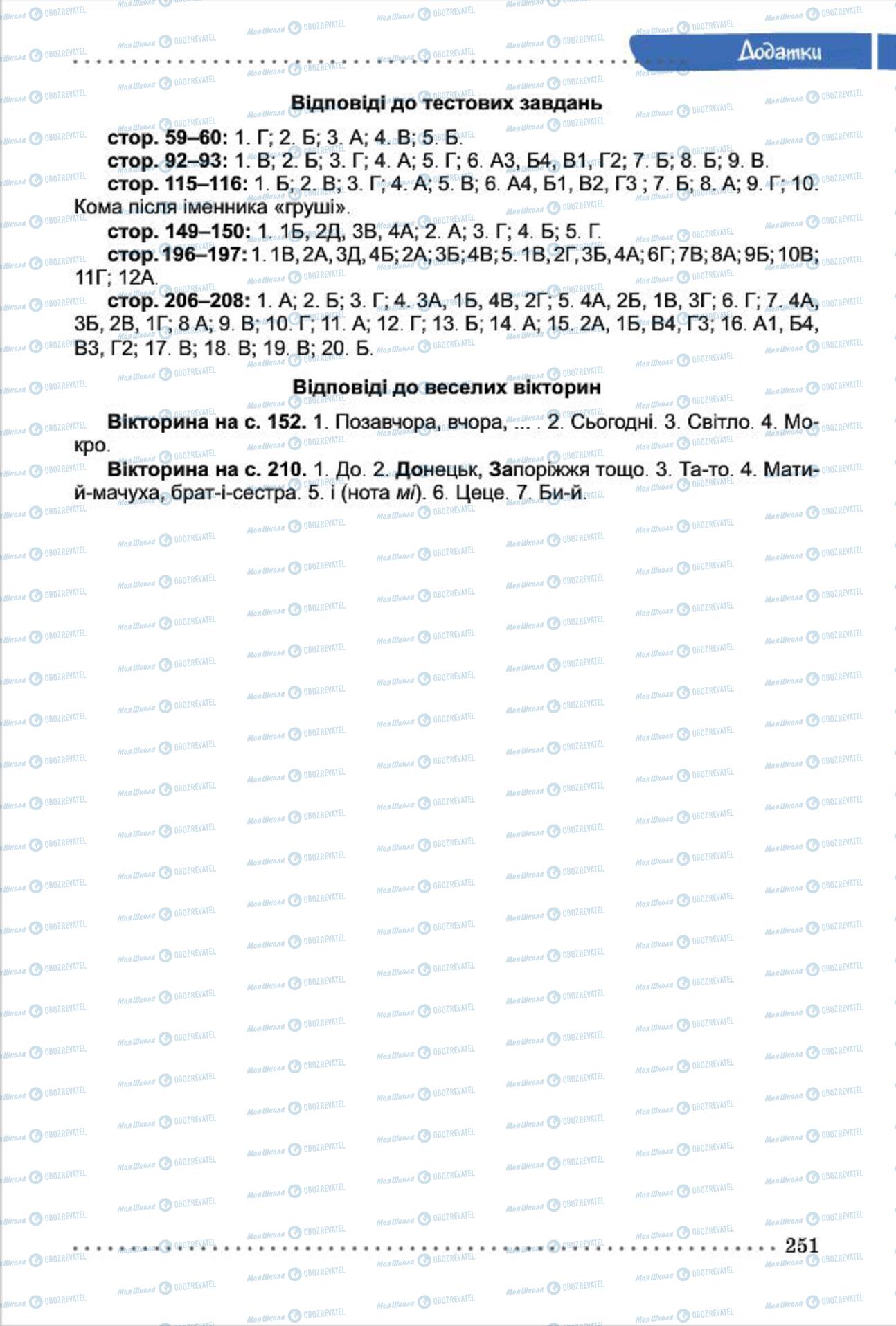 Учебники Укр мова 7 класс страница 251