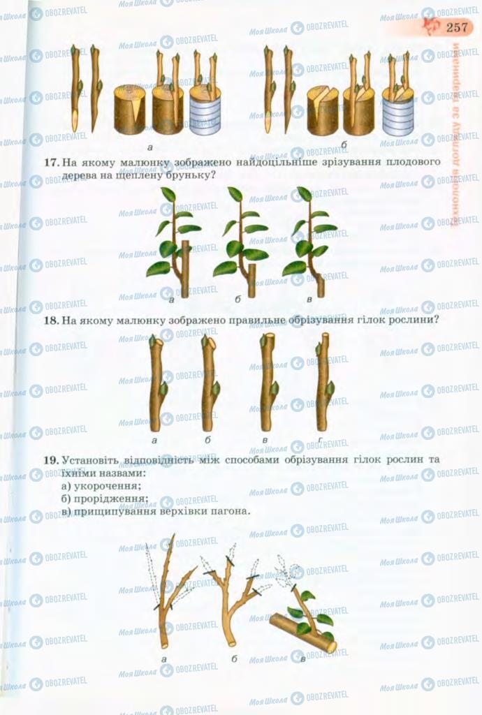 Підручники Трудове навчання 8 клас сторінка 257