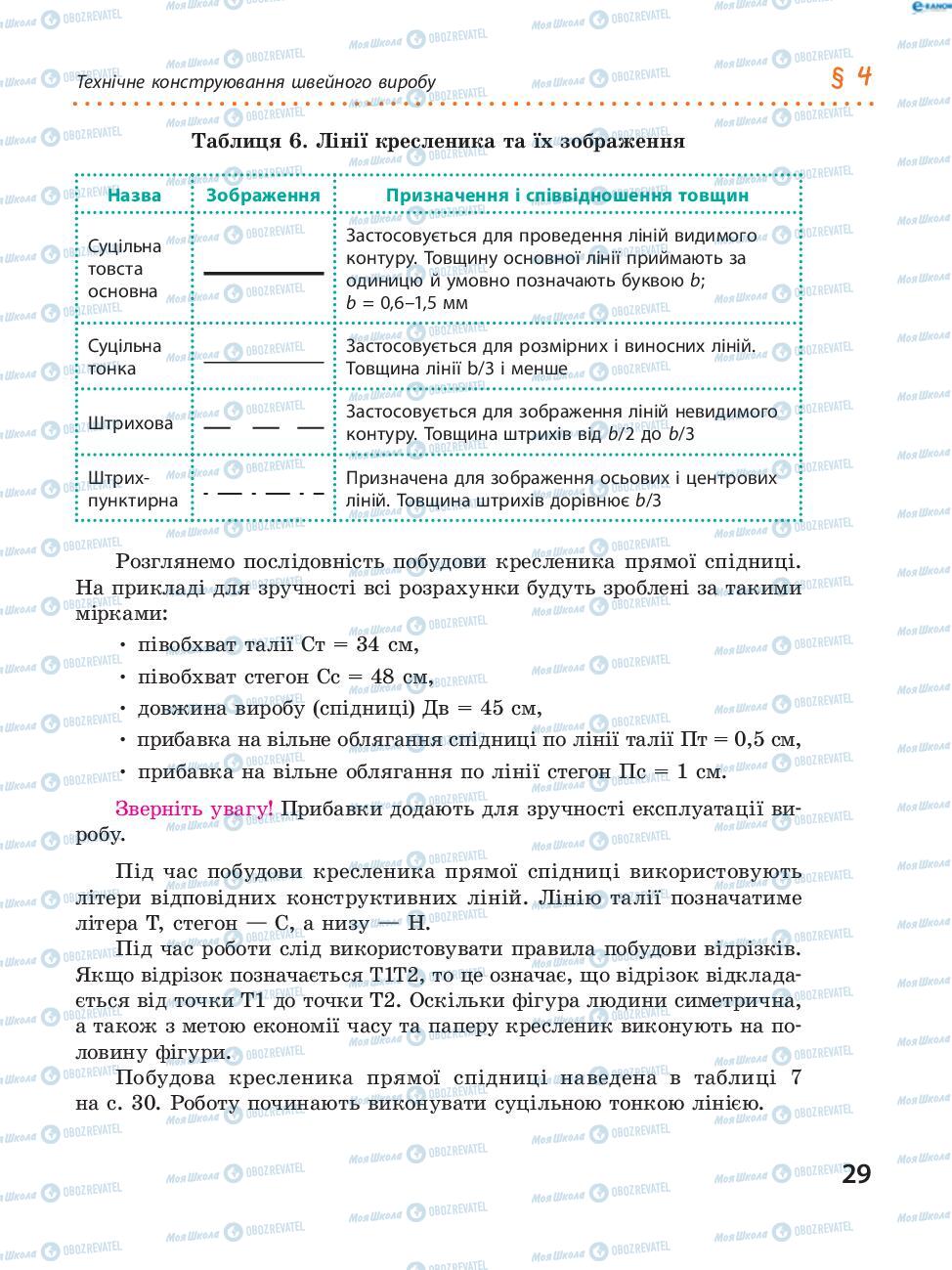 Підручники Трудове навчання 8 клас сторінка 29