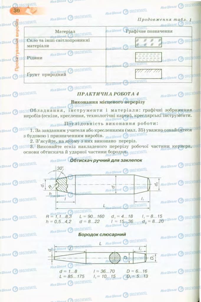 Підручники Трудове навчання 8 клас сторінка 30