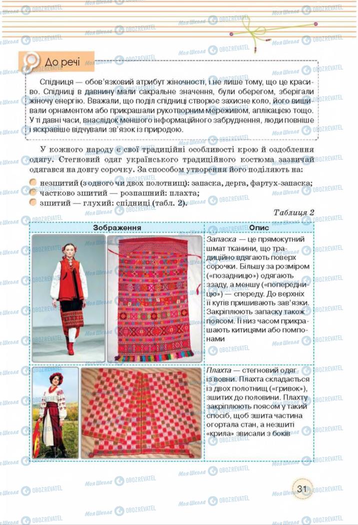 Учебники Трудовое обучение 8 класс страница  31