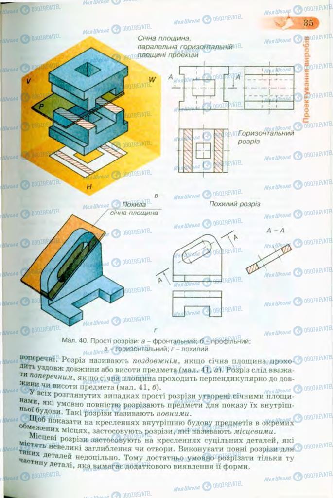 Підручники Трудове навчання 8 клас сторінка 35