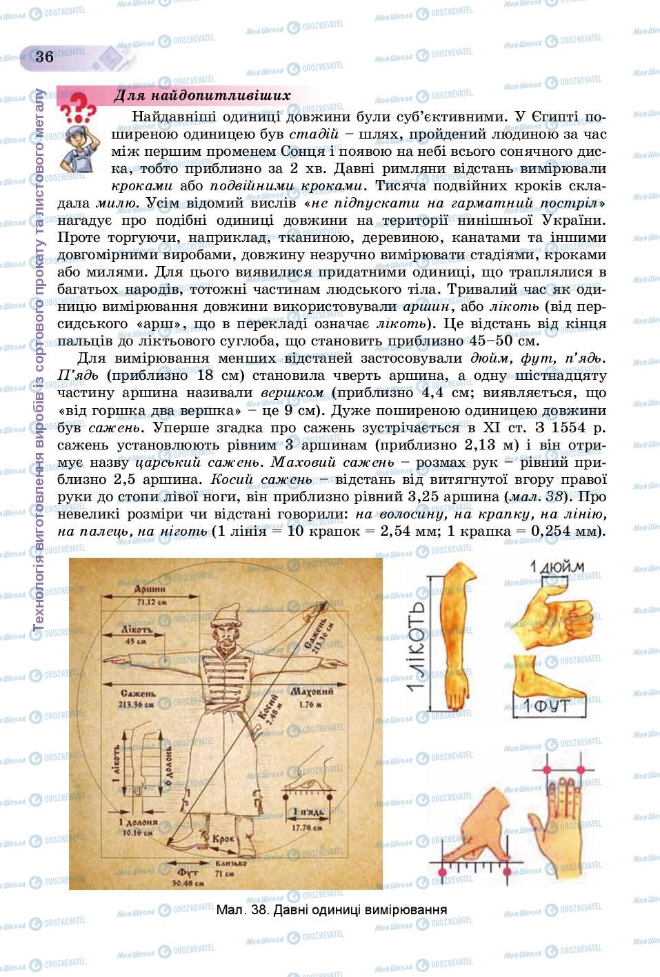 Учебники Трудовое обучение 8 класс страница  36