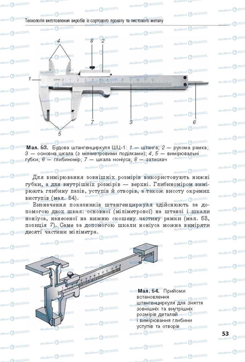 Підручники Трудове навчання 8 клас сторінка  53