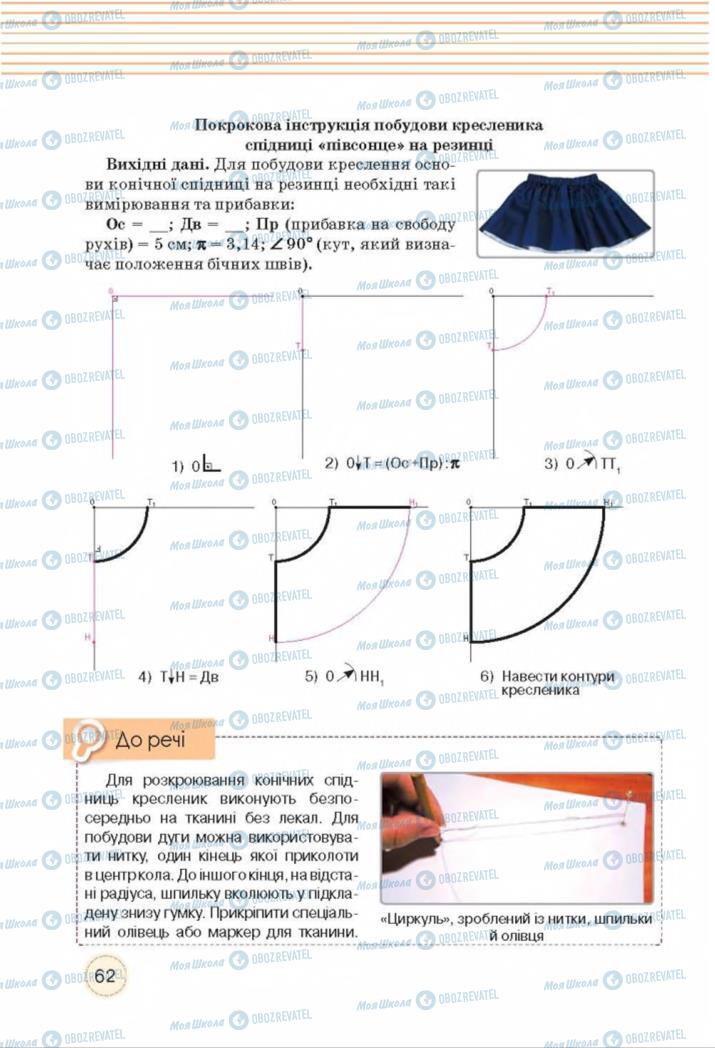 Учебники Трудовое обучение 8 класс страница  62
