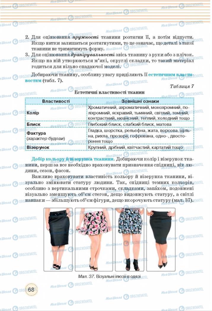 Підручники Трудове навчання 8 клас сторінка  68