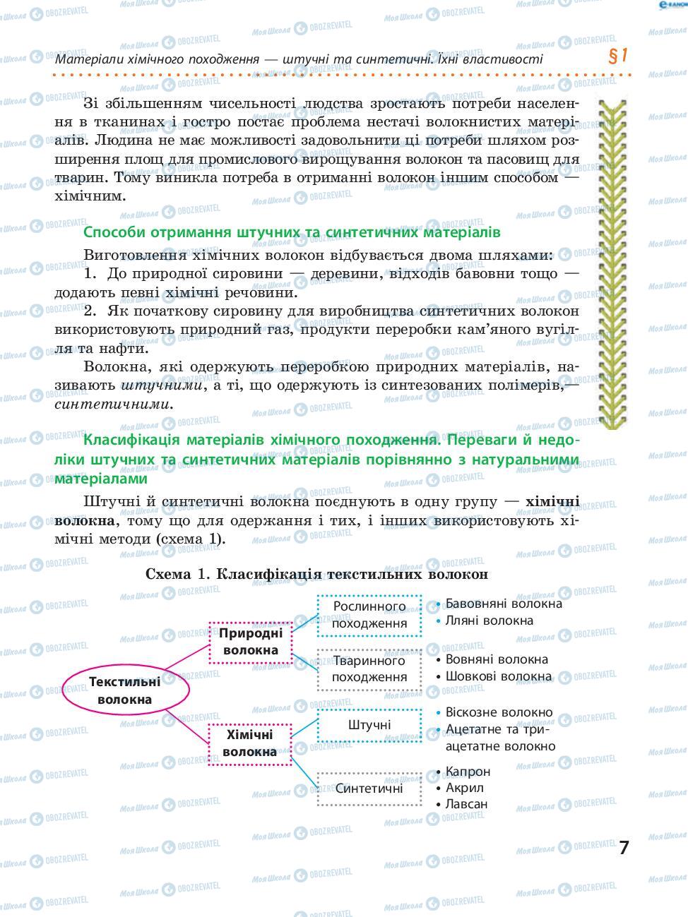 Підручники Трудове навчання 8 клас сторінка  7