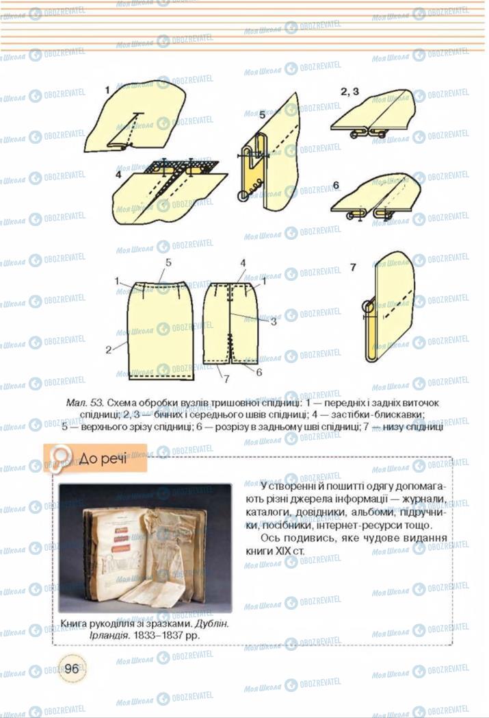 Підручники Трудове навчання 8 клас сторінка  96