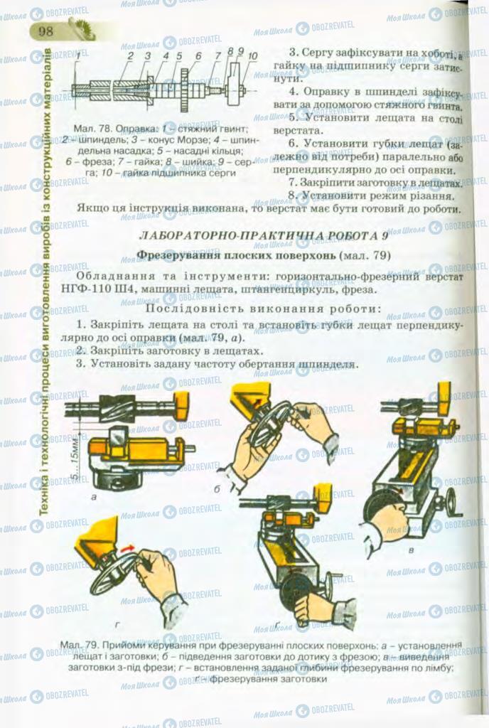 Підручники Трудове навчання 8 клас сторінка 98