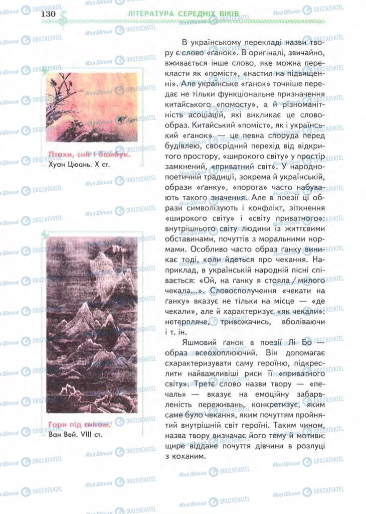 Учебники Зарубежная литература 8 класс страница 130