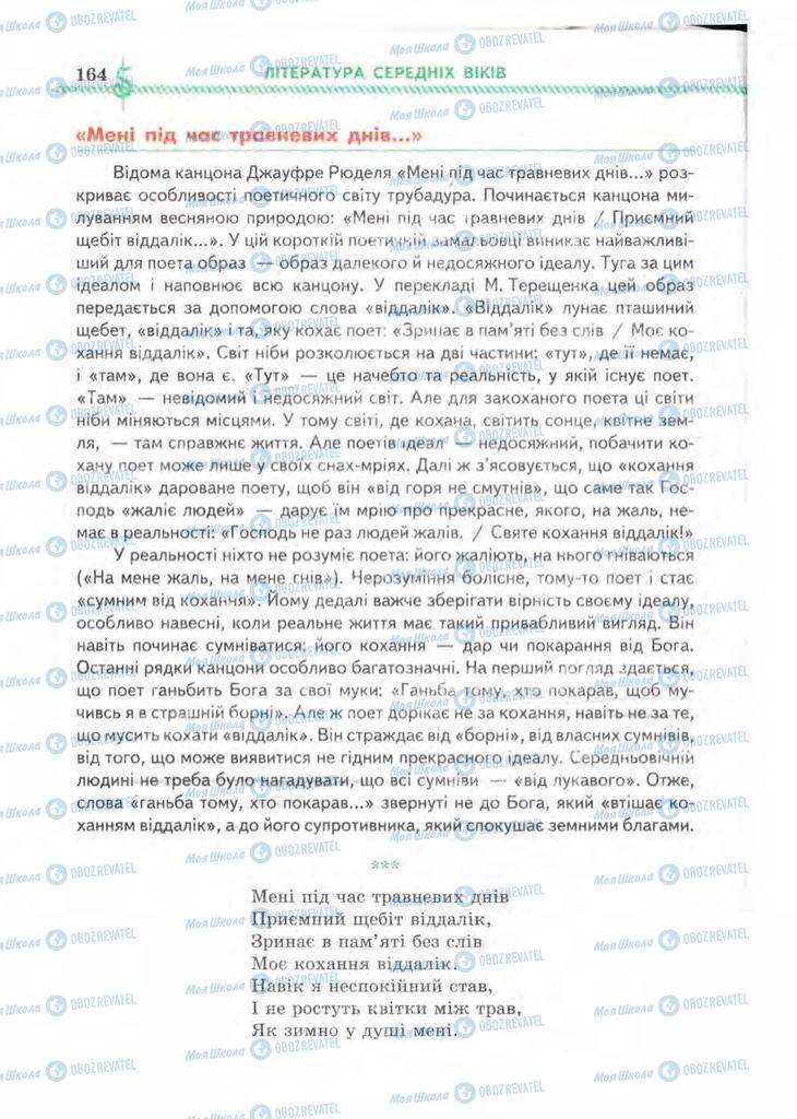 Учебники Зарубежная литература 8 класс страница 164