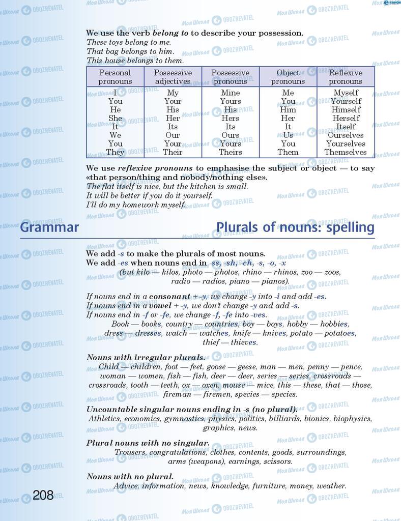 Учебники Английский язык 8 класс страница 208