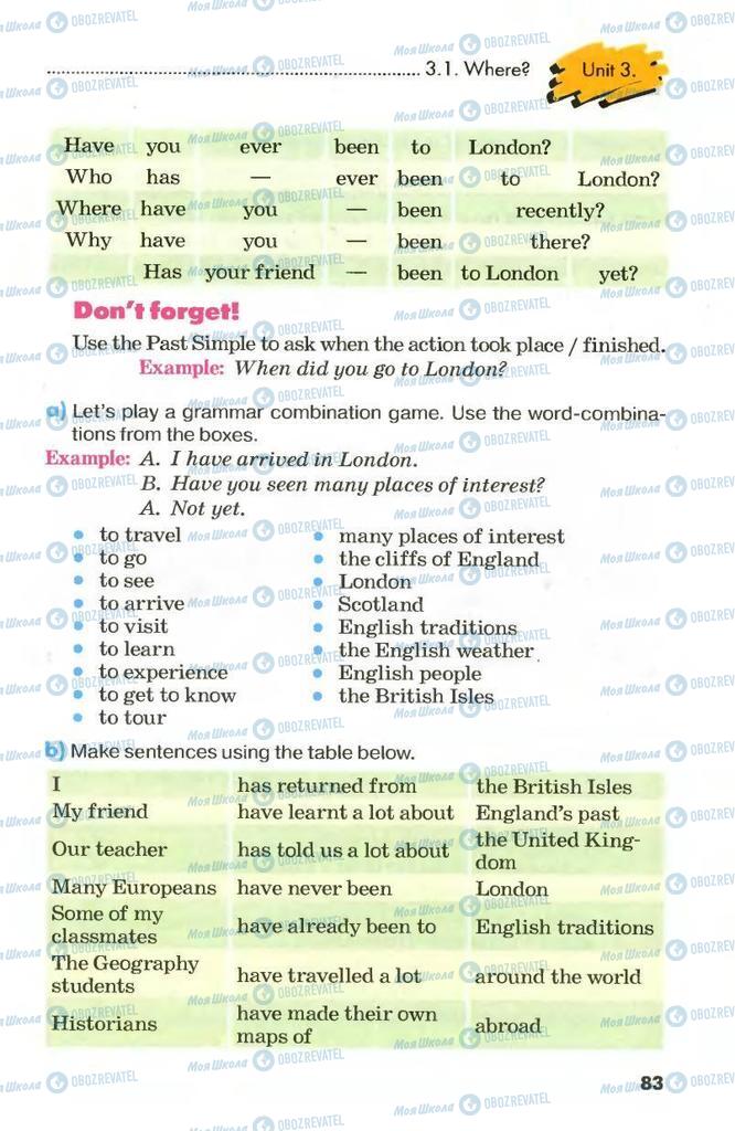 Учебники Английский язык 8 класс страница 83