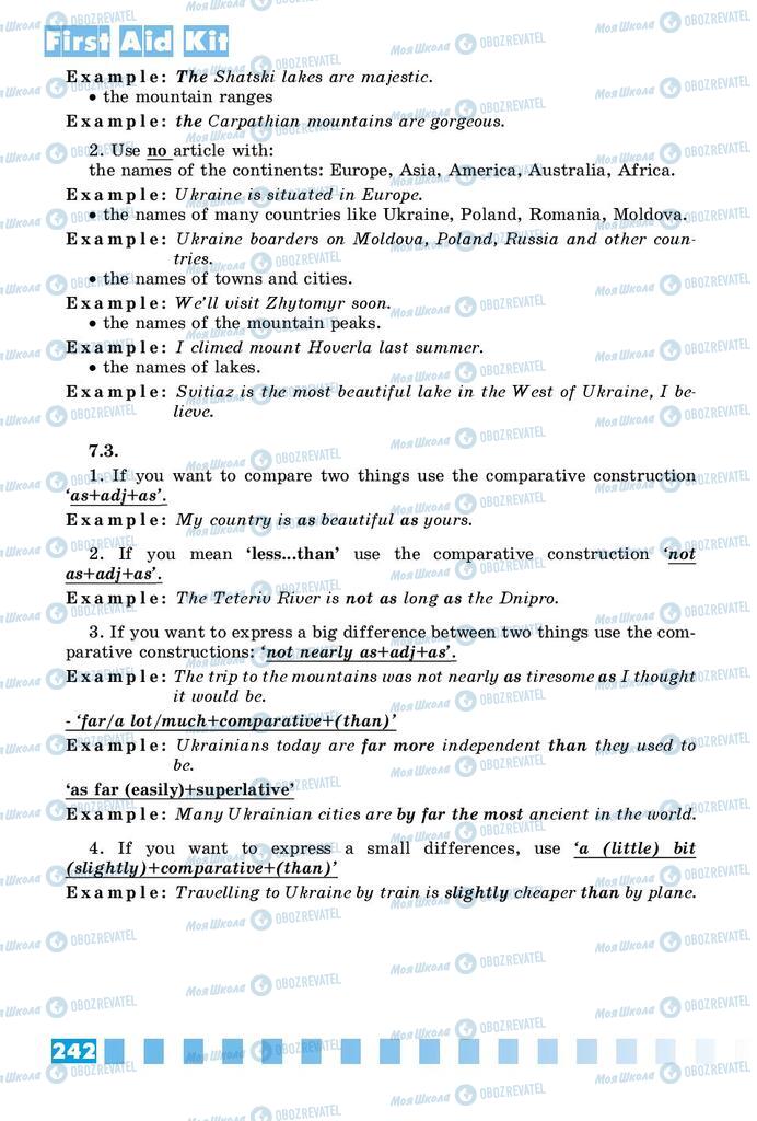 Підручники Англійська мова 8 клас сторінка 242
