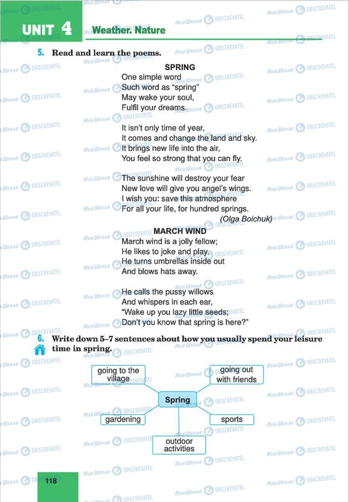 Підручники Англійська мова 8 клас сторінка 118