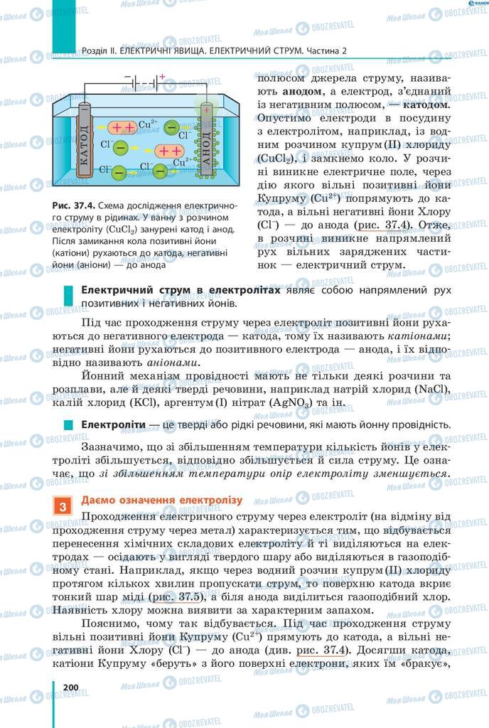 Учебники Физика 8 класс страница 200