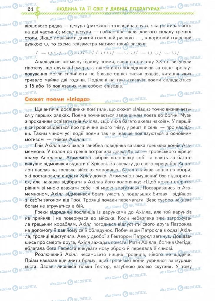 Учебники Зарубежная литература 8 класс страница 24