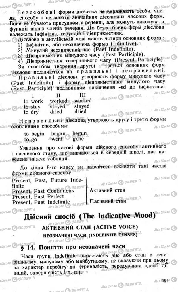 Підручники Англійська мова 8 клас сторінка 121