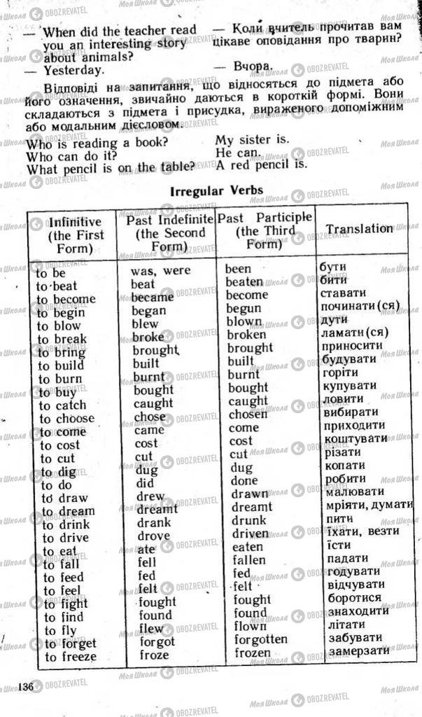 Підручники Англійська мова 8 клас сторінка 136
