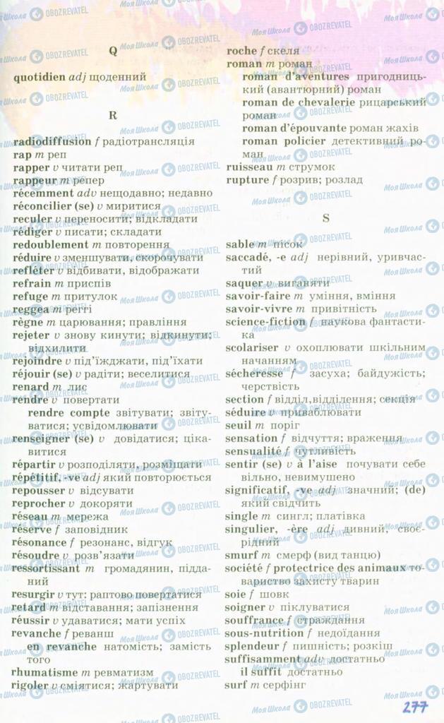 Підручники Французька мова 10 клас сторінка 277