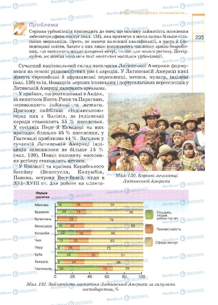 Підручники Географія 10 клас сторінка 235