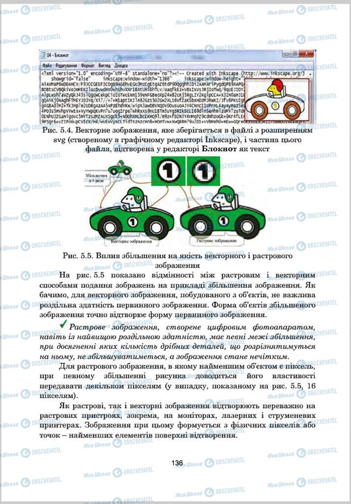 Підручники Інформатика 8 клас сторінка 136