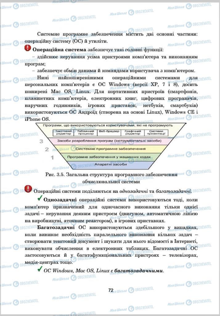 Учебники Информатика 8 класс страница 72