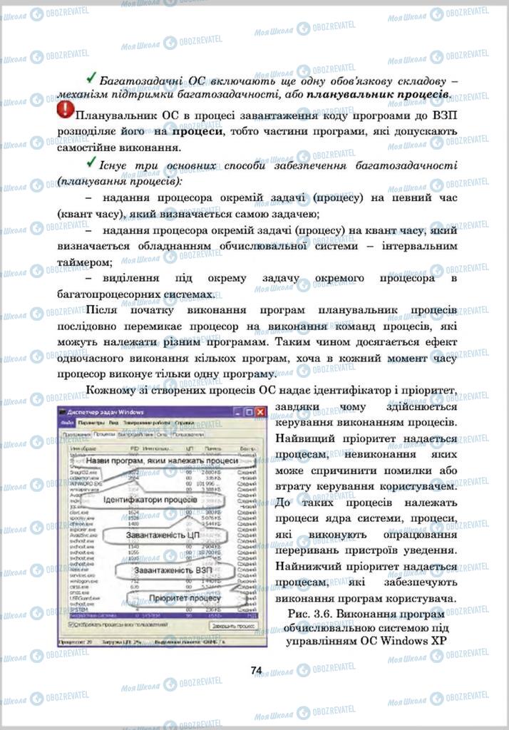 Підручники Інформатика 8 клас сторінка 74