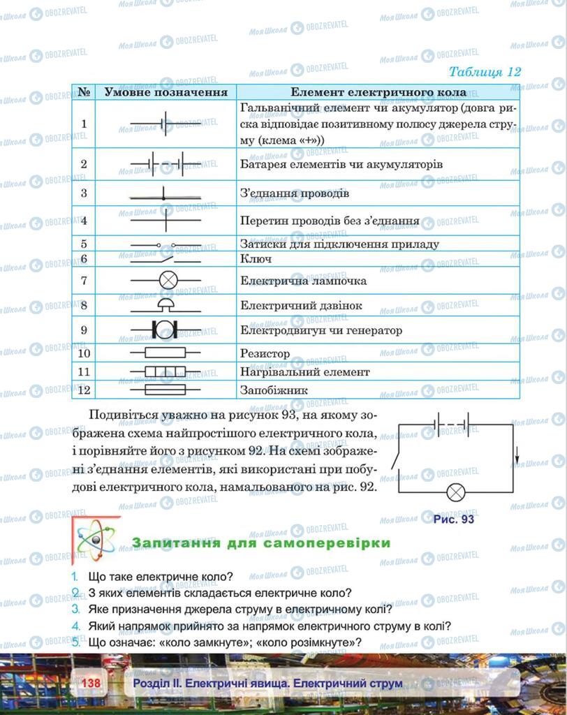 Підручники Фізика 8 клас сторінка 138