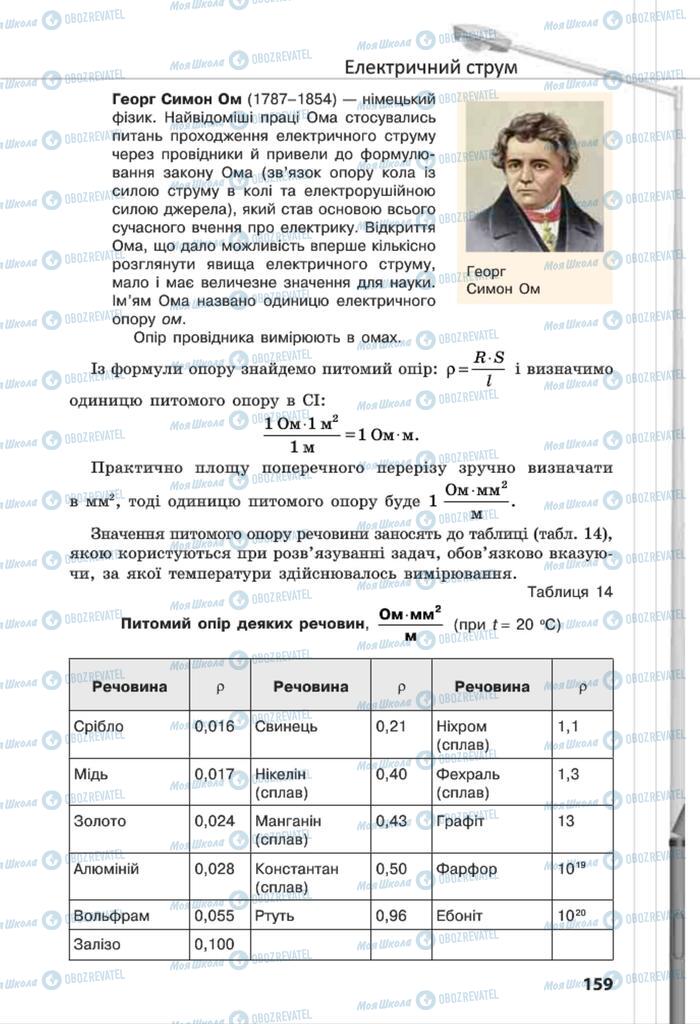 Учебники Физика 8 класс страница 159