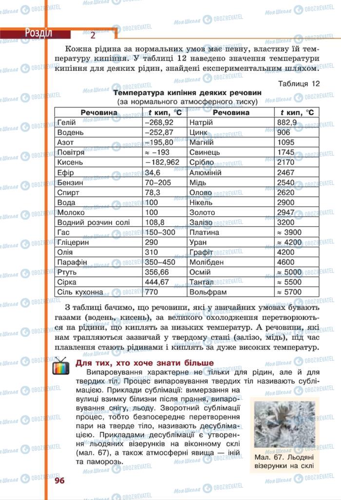 Підручники Фізика 8 клас сторінка 96