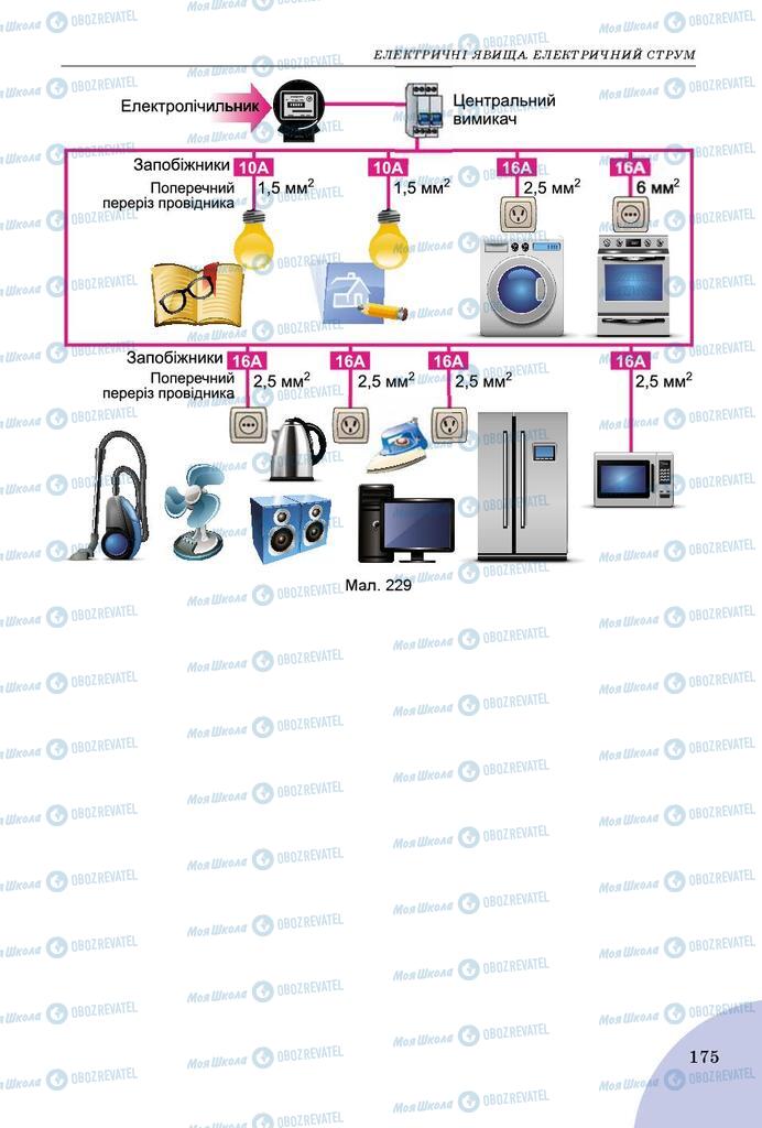 Підручники Фізика 8 клас сторінка 175