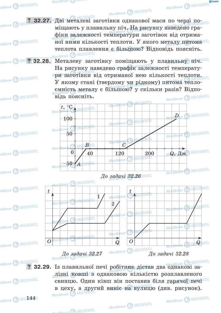 Підручники Фізика 8 клас сторінка 144